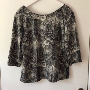 Three quarter sleeve blouse